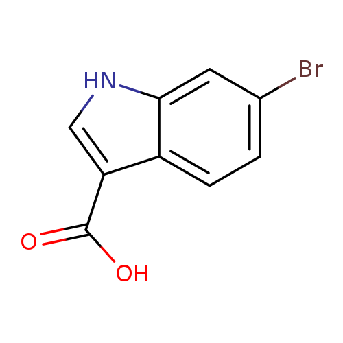 Brc1ccc2c(c1)[nH]cc2C(=O)O