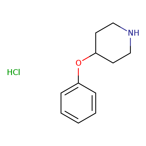 N1CCC(CC1)Oc1ccccc1.Cl