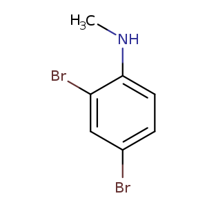 CNc1ccc(cc1Br)Br