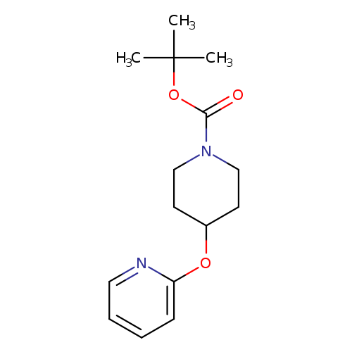 O=C(N1CCC(CC1)Oc1ccccn1)OC(C)(C)C