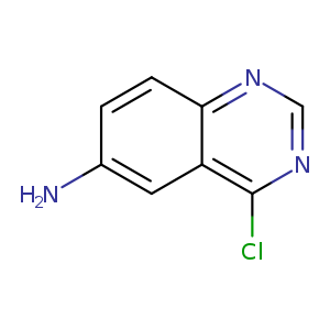 Nc1ccc2c(c1)c(Cl)ncn2