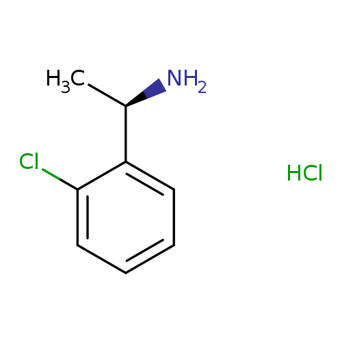 C[C@H](c1ccccc1Cl)N.Cl