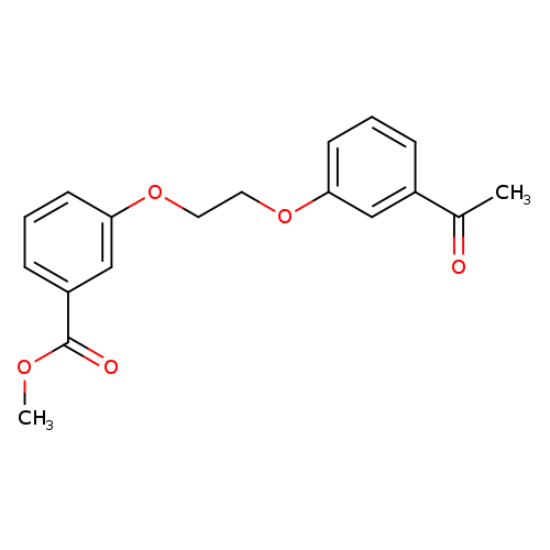 COC(=O)c1cccc(c1)OCCOc1cccc(c1)C(=O)C