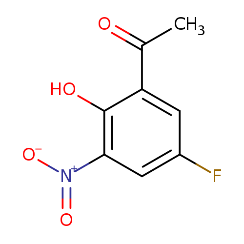 Fc1cc([N+](=O)[O-])c(c(c1)C(=O)C)O