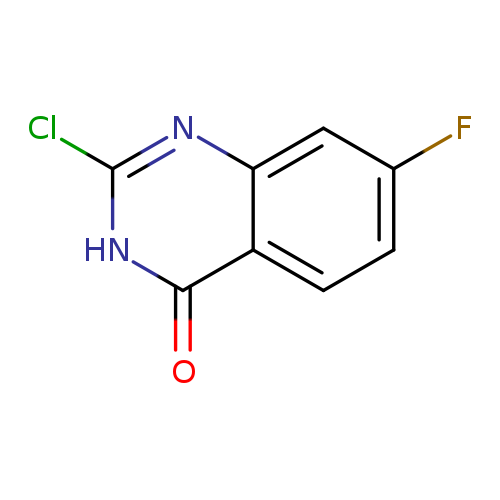 Fc1ccc2c(c1)nc([nH]c2=O)Cl