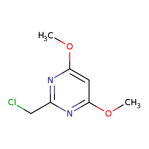 COc1cc(OC)nc(n1)CCl