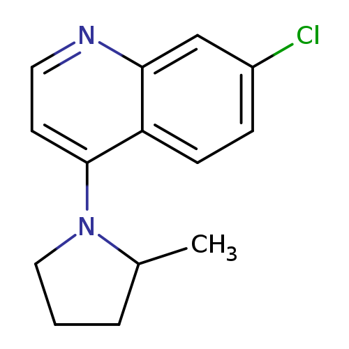 Clc1ccc2c(c1)nccc2N1CCCC1C