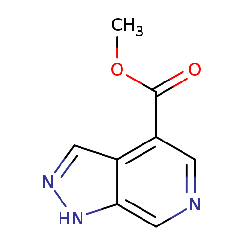 COC(=O)c1cncc2c1cn[nH]2