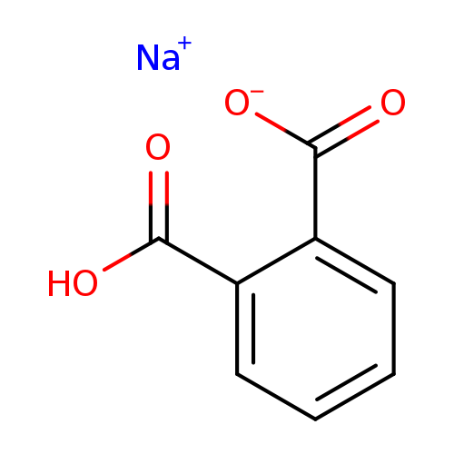 OC(=O)c1ccccc1C(=O)[O-].[Na+]