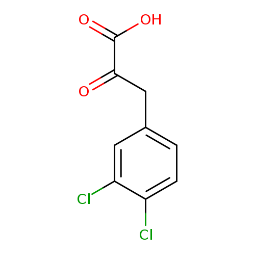 OC(=O)C(=O)Cc1ccc(c(c1)Cl)Cl