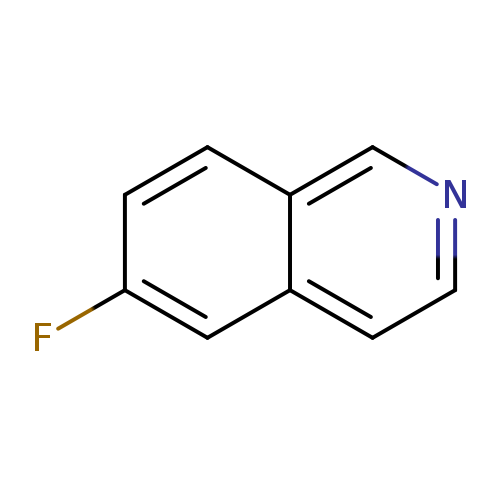 Fc1ccc2c(c1)ccnc2