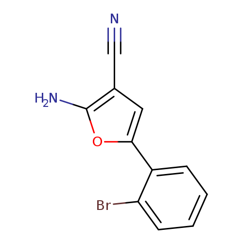 N#Cc1cc(oc1N)c1ccccc1Br