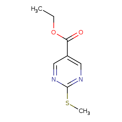 CCOC(=O)c1cnc(nc1)SC