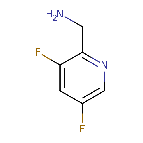 NCc1ncc(cc1F)F