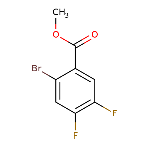 COC(=O)c1cc(F)c(cc1Br)F