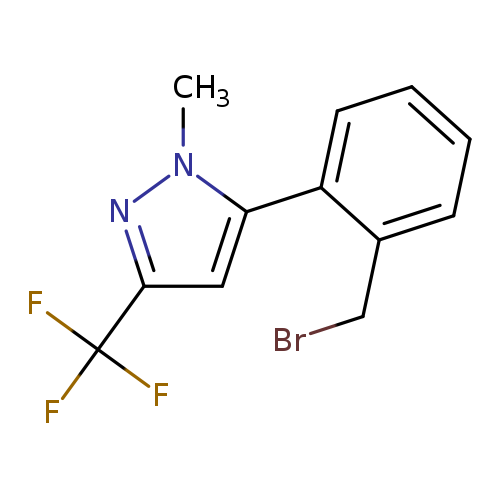 BrCc1ccccc1c1cc(nn1C)C(F)(F)F