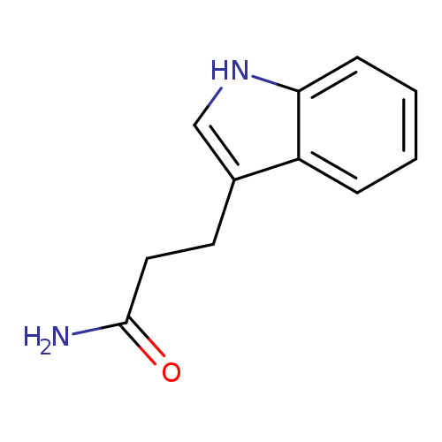 NC(=O)CCc1c[nH]c2c1cccc2