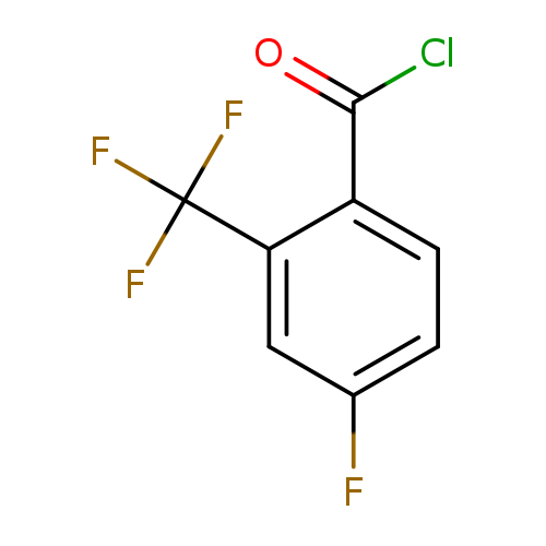 Fc1ccc(c(c1)C(F)(F)F)C(=O)Cl