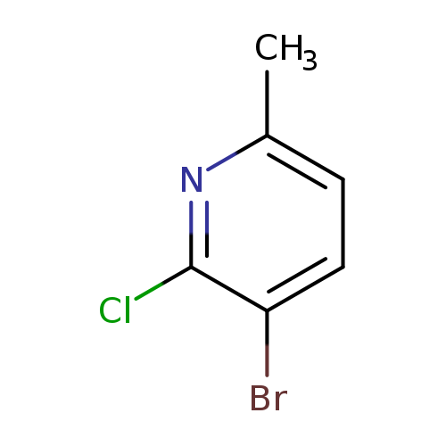 Cc1ccc(c(n1)Cl)Br