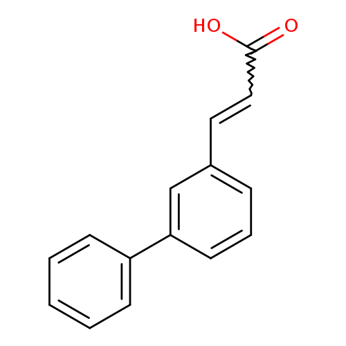 OC(=O)C=Cc1cccc(c1)c1ccccc1