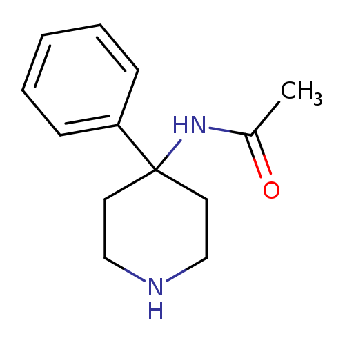 CC(=O)NC1(CCNCC1)c1ccccc1