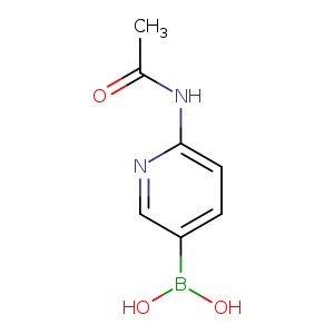 CC(=O)Nc1ccc(cn1)B(O)O
