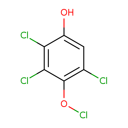 ClOc1c(Cl)cc(c(c1Cl)Cl)O