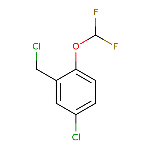 ClCc1cc(Cl)ccc1OC(F)F