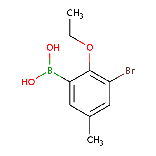 CCOc1c(Br)cc(cc1B(O)O)C