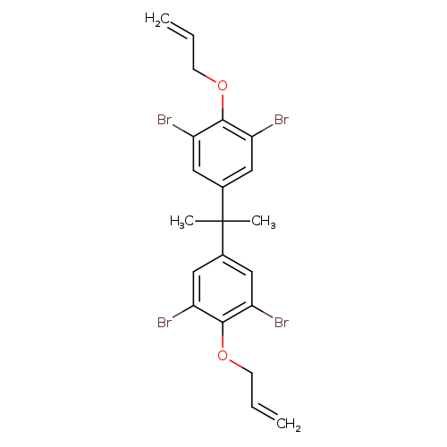 C=CCOc1c(Br)cc(cc1Br)C(c1cc(Br)c(c(c1)Br)OCC=C)(C)C