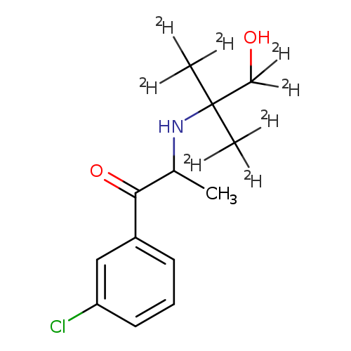 Clc1cccc(c1)C(=O)C(NC(C(O)([2H])[2H])(C([2H])([2H])[2H])C([2H])([2H])[2H])C