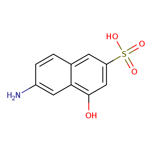 Nc1ccc2c(c1)c(O)cc(c2)S(=O)(=O)O