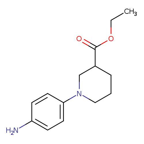 CCOC(=O)C1CCCN(C1)c1ccc(cc1)N