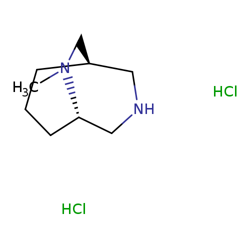 CN1C[C@@H]2CCC[C@H]1CNC2.Cl.Cl