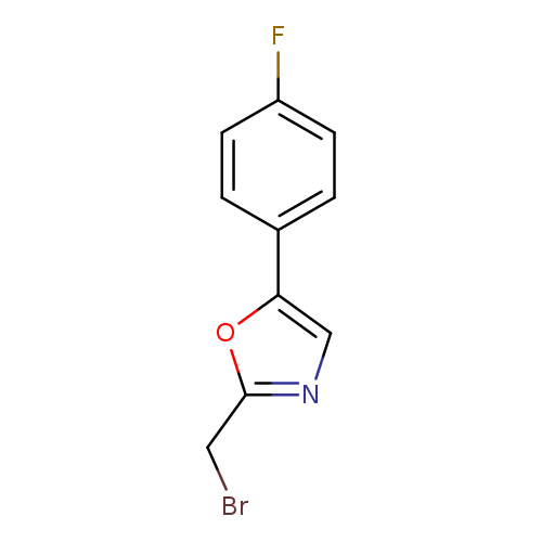 BrCc1ncc(o1)c1ccc(cc1)F