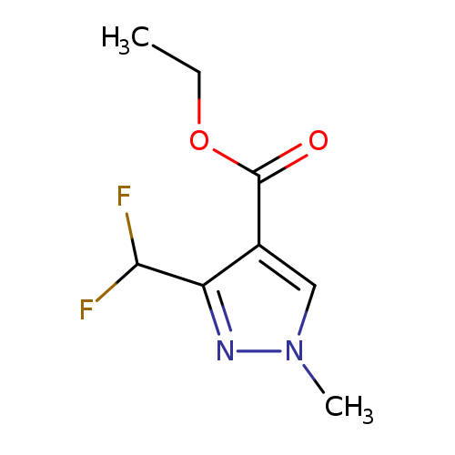 CCOC(=O)c1cn(nc1C(F)F)C