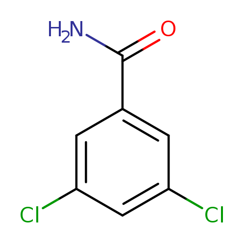 NC(=O)c1cc(Cl)cc(c1)Cl