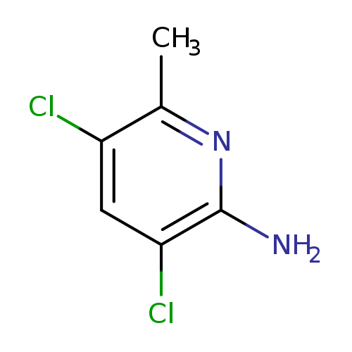 Clc1cc(Cl)c(nc1C)N