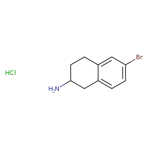 NC1CCc2c(C1)ccc(c2)Br.Cl