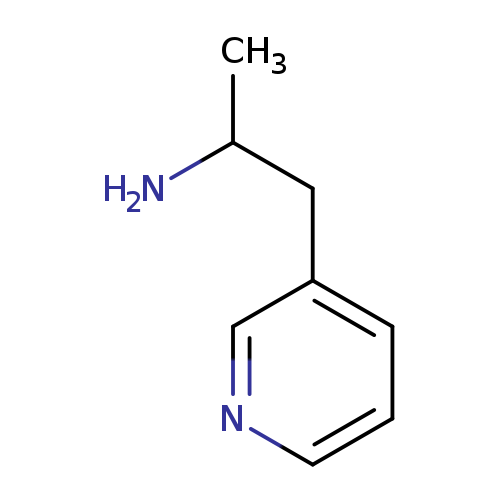 CC(Cc1cccnc1)N