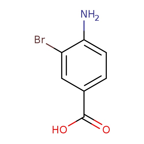 OC(=O)c1ccc(c(c1)Br)N