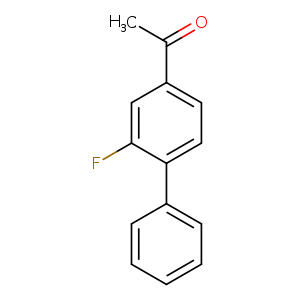 Fc1cc(ccc1c1ccccc1)C(=O)C