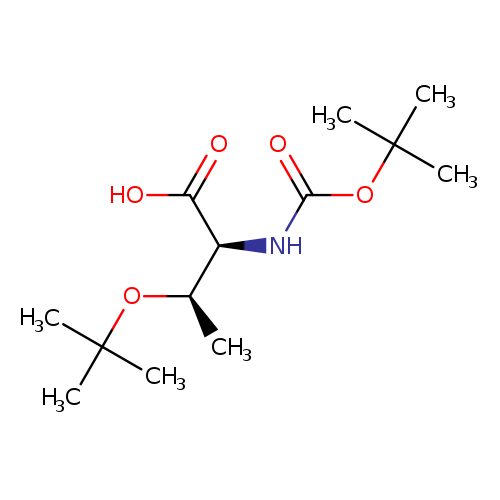 O=C(OC(C)(C)C)N[C@@H]([C@H](OC(C)(C)C)C)C(=O)O