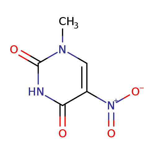 [O-][N+](=O)c1cn(C)c(=O)[nH]c1=O