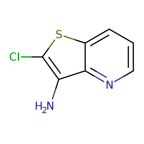 Clc1sc2c(c1N)nccc2