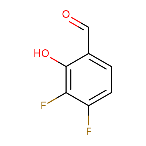 O=Cc1ccc(c(c1O)F)F