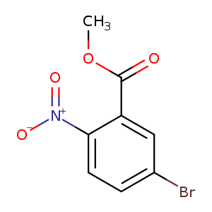 [O-][N+](=O)c1ccc(cc1C(=O)OC)Br