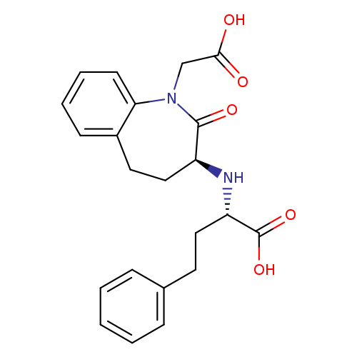 OC(=O)CN1C(=O)[C@H](CCc2c1cccc2)N[C@H](C(=O)O)CCc1ccccc1