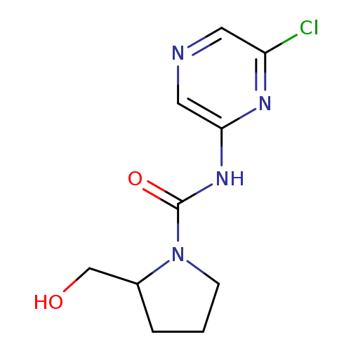 OCC1CCCN1C(=O)Nc1cncc(n1)Cl