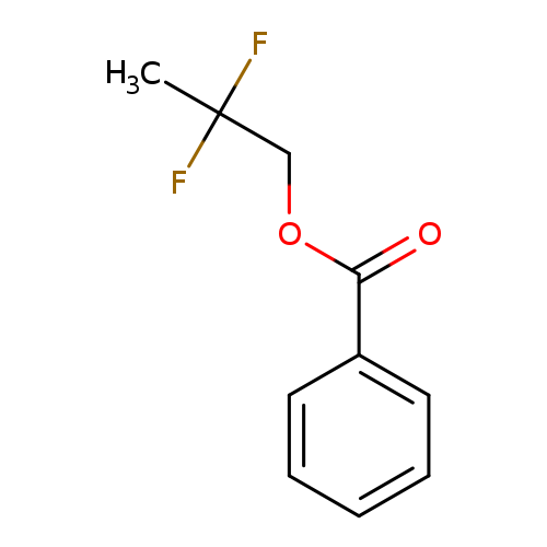 O=C(c1ccccc1)OCC(F)(F)C